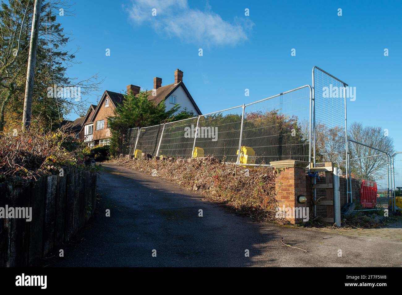 Wendover, UK. 15th November, 2023. A number of residential houses in