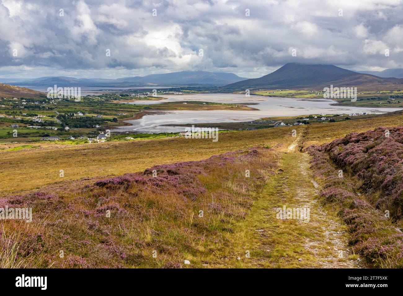 Granuaile Loop Walk Trail, Achill island, Mayo, Ireland Stock Photo Alamy