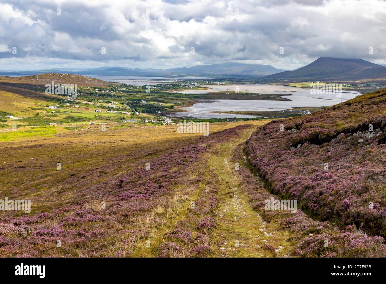 Granuaile Loop Walk Trail, Achill island, Mayo, Ireland Stock Photo Alamy