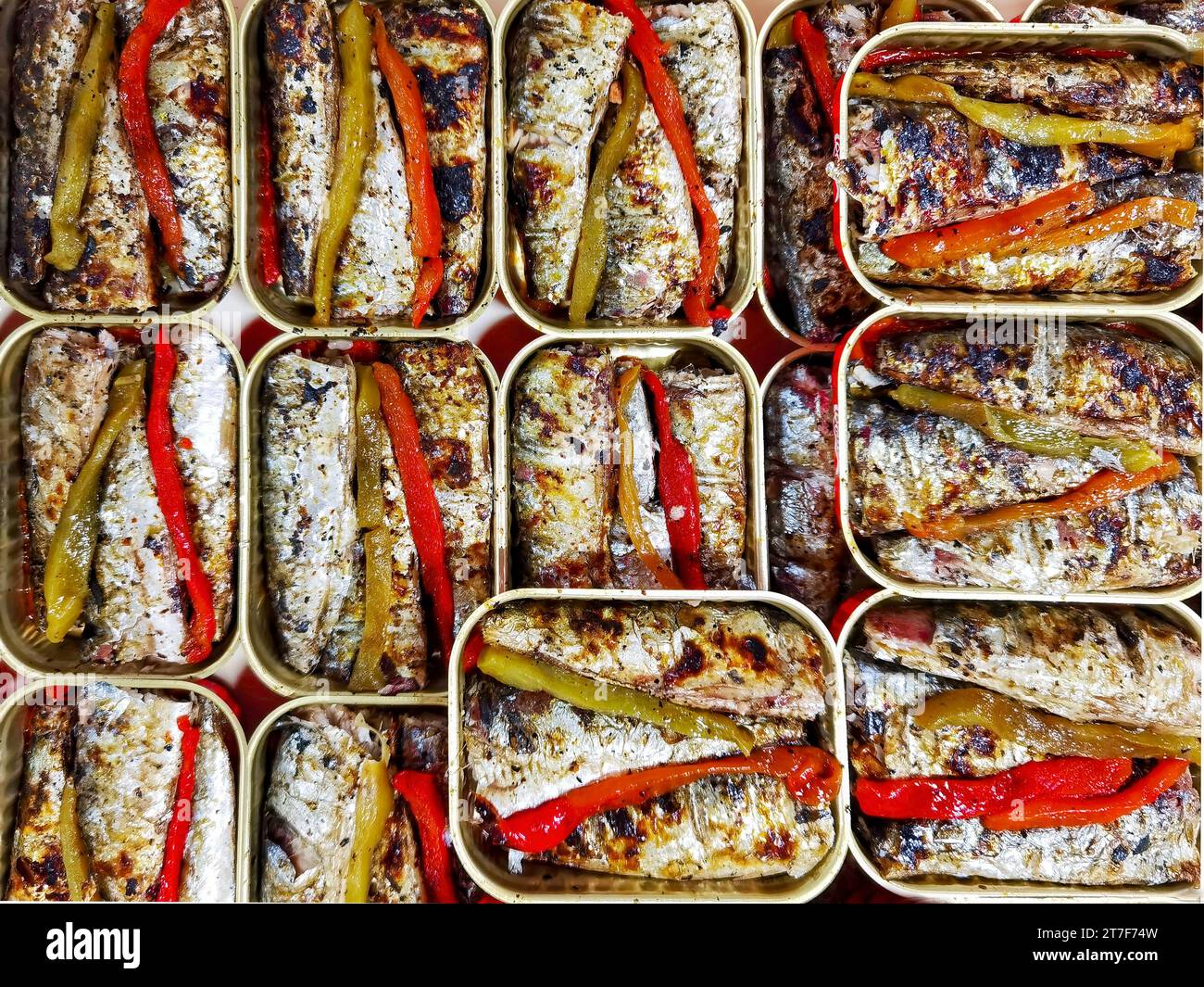 Cans of sardines. Spanish fish tapas Stock Photo - Alamy