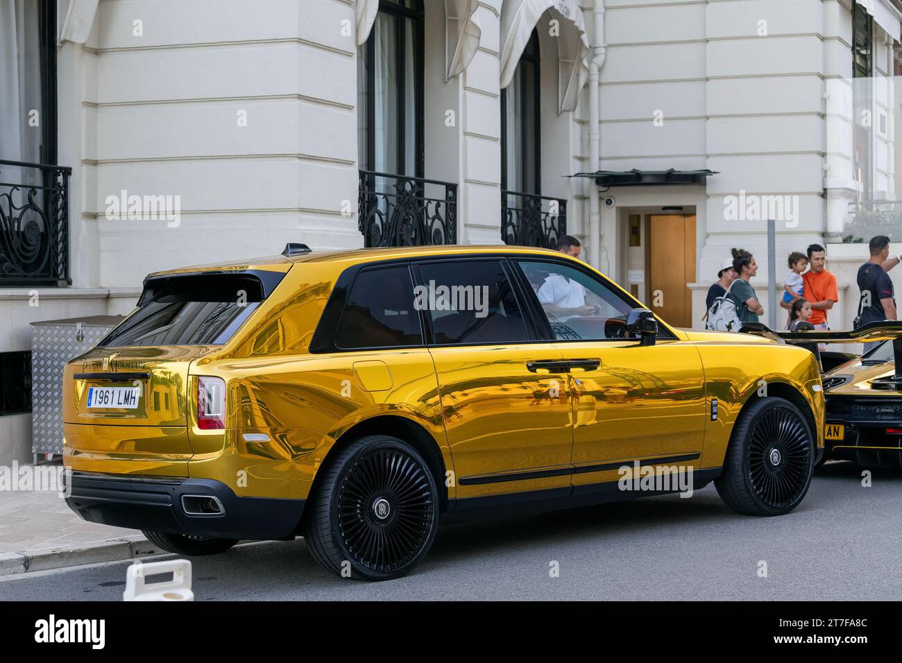 Gold Rolls Royce