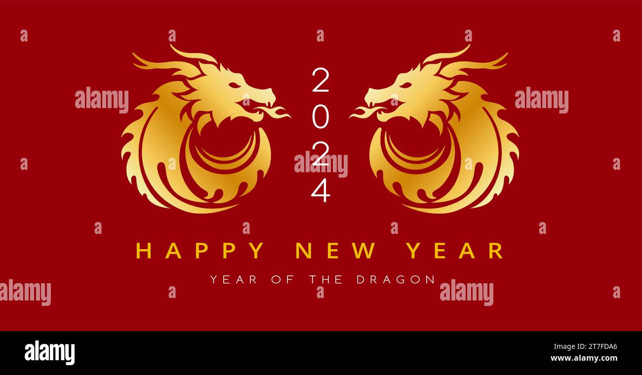 Chinese new year 2024 year of the dragon Chinese zodiac symbol, Lunar
