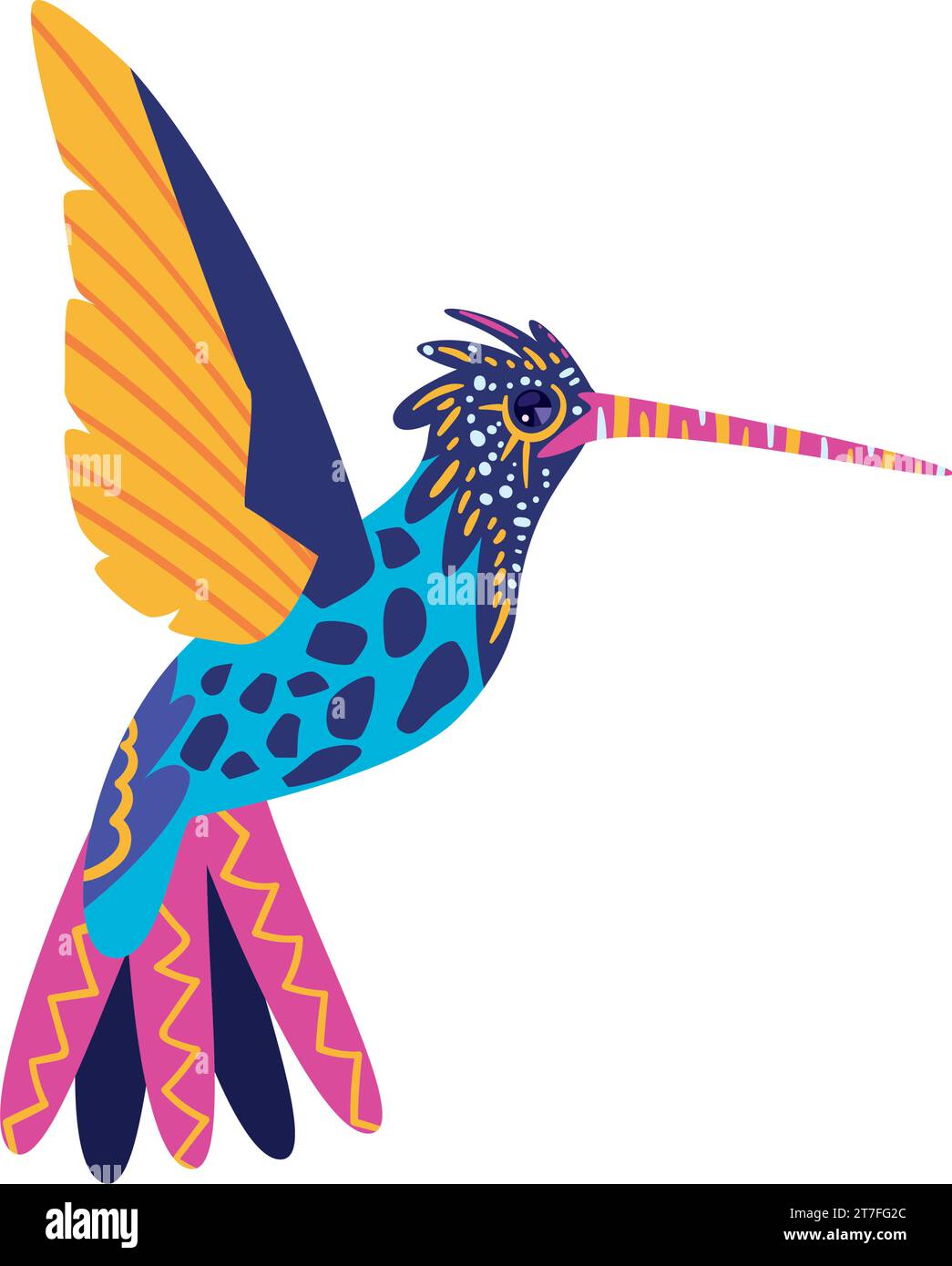 alebrije mexico hummingbird Stock Vector Image & Art Alamy