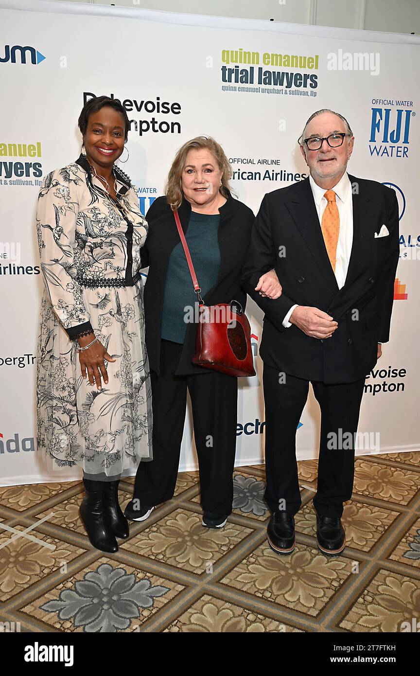 Aliyyah Baylor, Kathleen Turner & Bob Grimes attends the Citymeals on