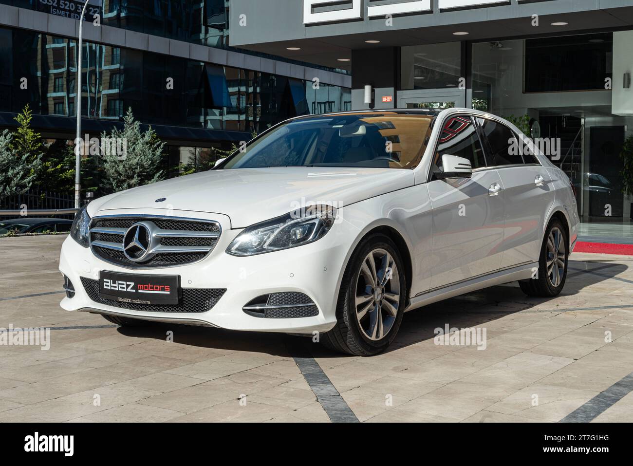 ISTANBUL TURKEY NOVEMBER 12, 2023 MercedesBenz EClass is a range