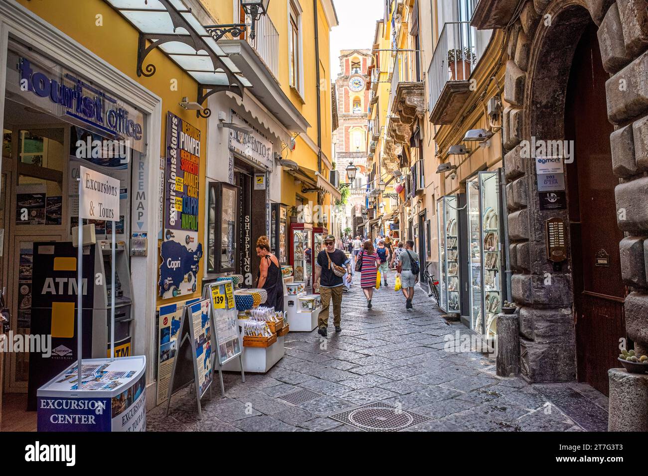 Sorrento, Iyaly, street scenesI Stock Photo