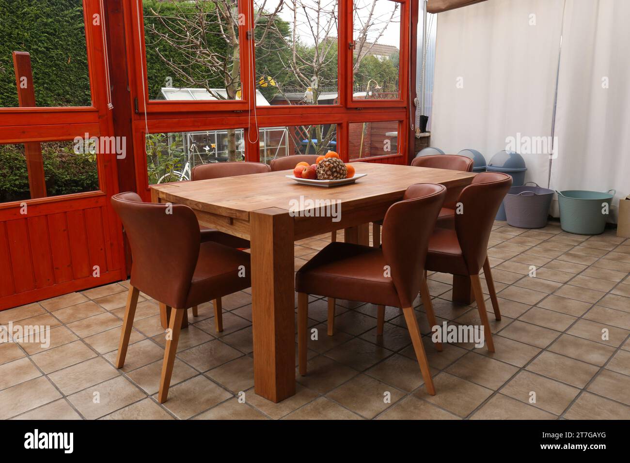 Wooden table fruits stylish hi-res stock photography and images - Alamy