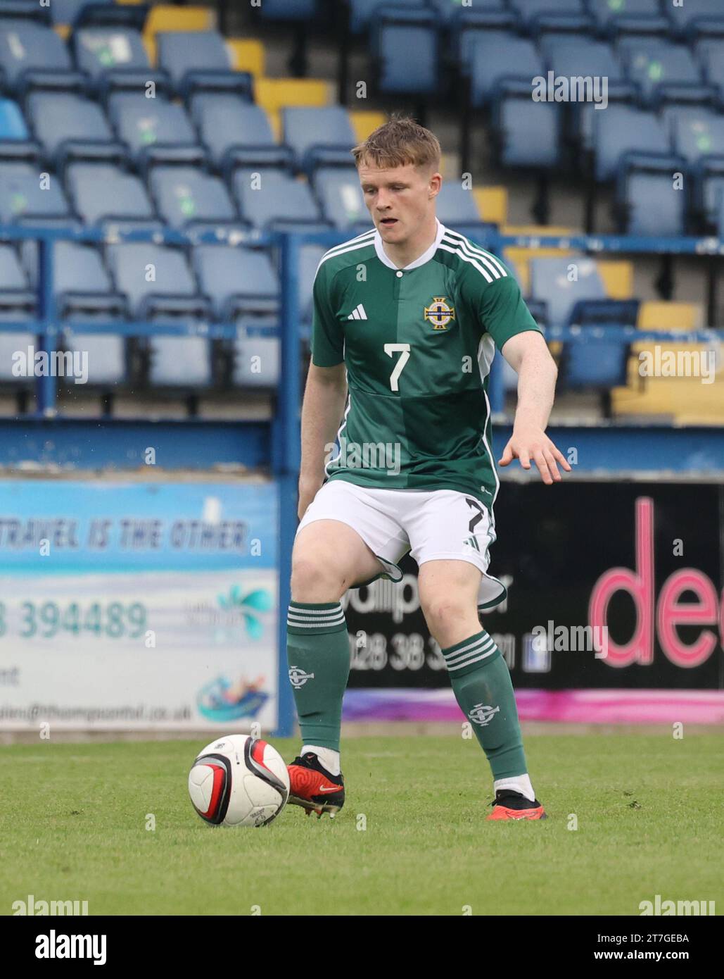 Mourneview Park, Lurgan, Northern Ireland, UK. 07th Sep 2023. UEFA U21