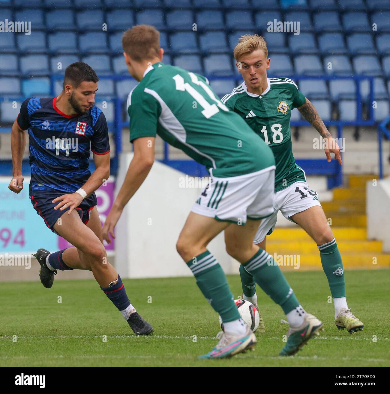 Mourneview Park, Lurgan, Northern Ireland, UK. 07th Sep 2023. UEFA U21