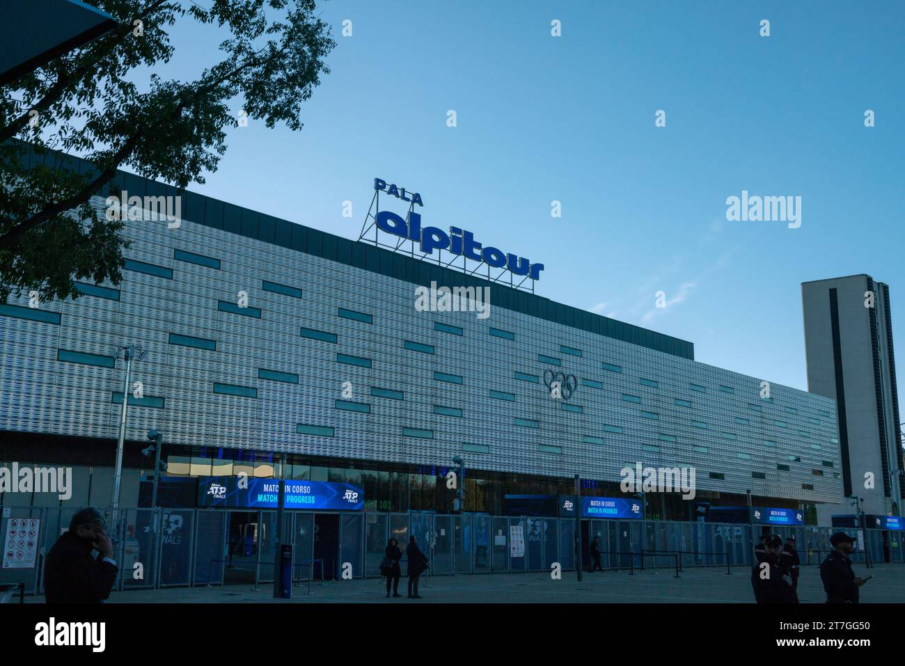 ATP Finals are the most important professional tennis tournament of the year after the four Grand Slam rounds. turin, italy 15 November 2023 Stock Photo