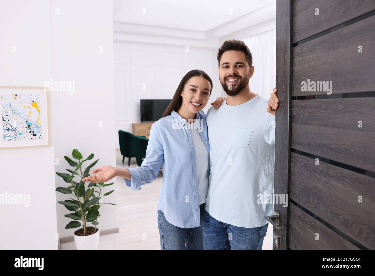 Welcoming welcome enter door hi-res stock photography and images - Alamy
