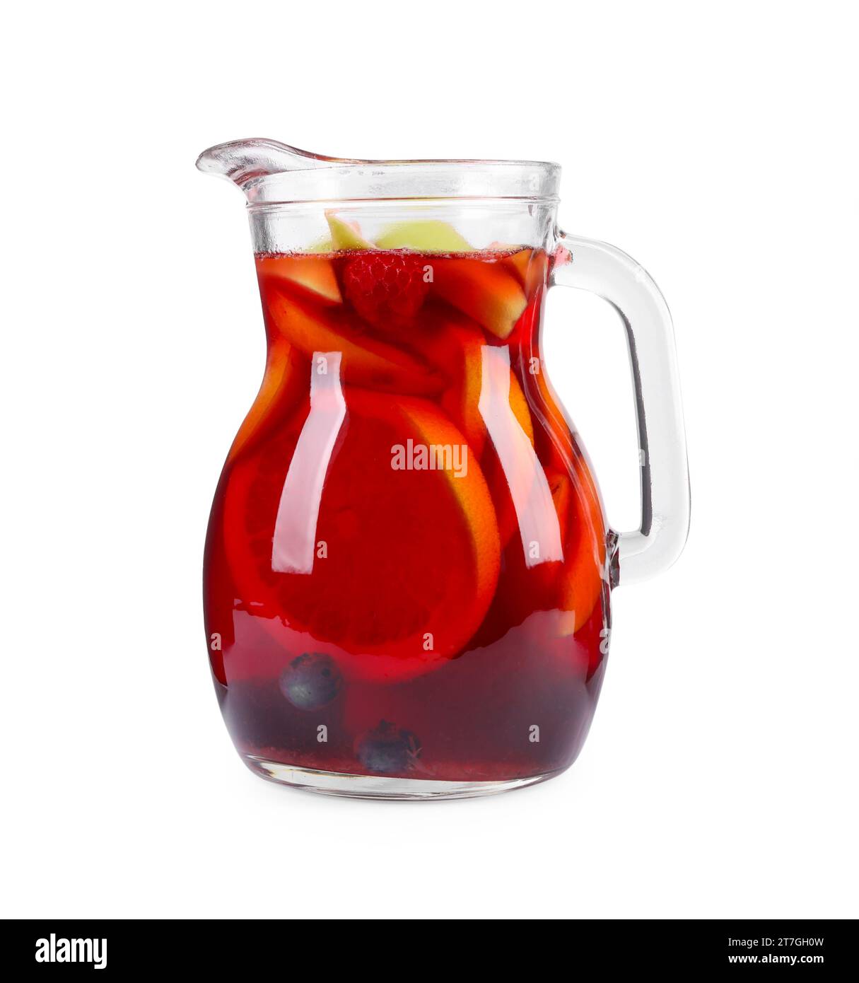 The sangria in a pitcher at a party Stock Photo - Alamy