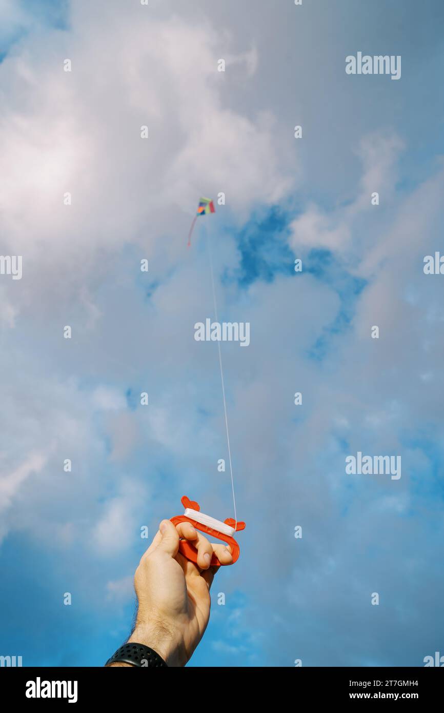 Kite string spindle hi-res stock photography and images - Alamy