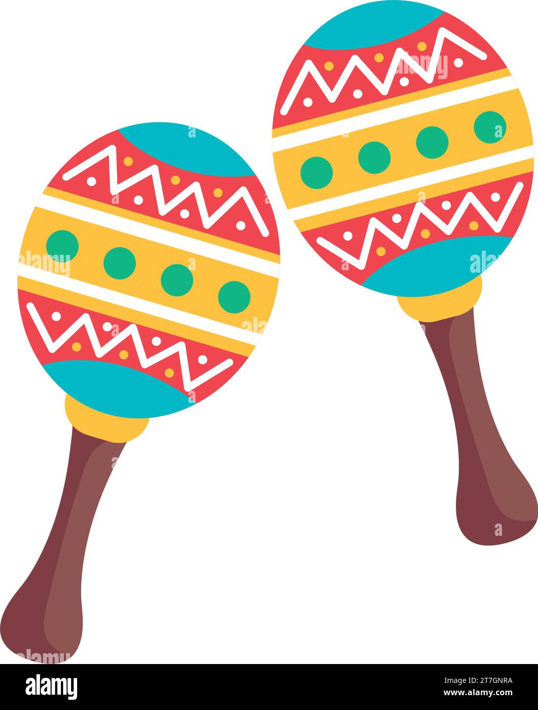 mexican instruments music maracas Stock Vector Image & Art Alamy