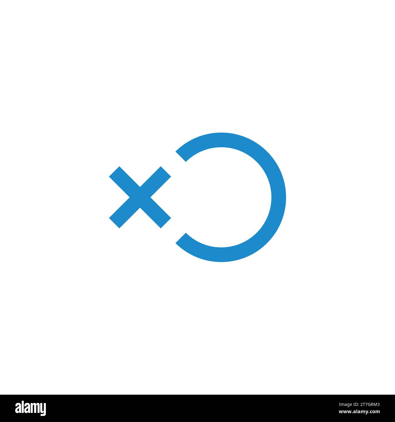 letter x fish shape simple icon vector Stock Vector Image & Art - Alamy