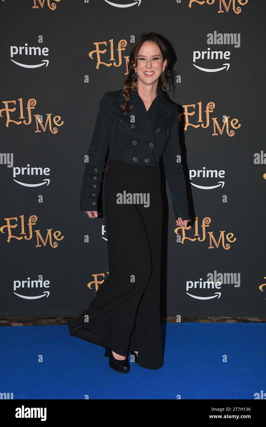 Rome, Italy. 15th Nov, 2023. Rome, The Space Cinema Moderno Premiere 'Elf Me', In the photo: Caterina Guzzanti Credit: Independent Photo Agency/Alamy Live News Stock Photo