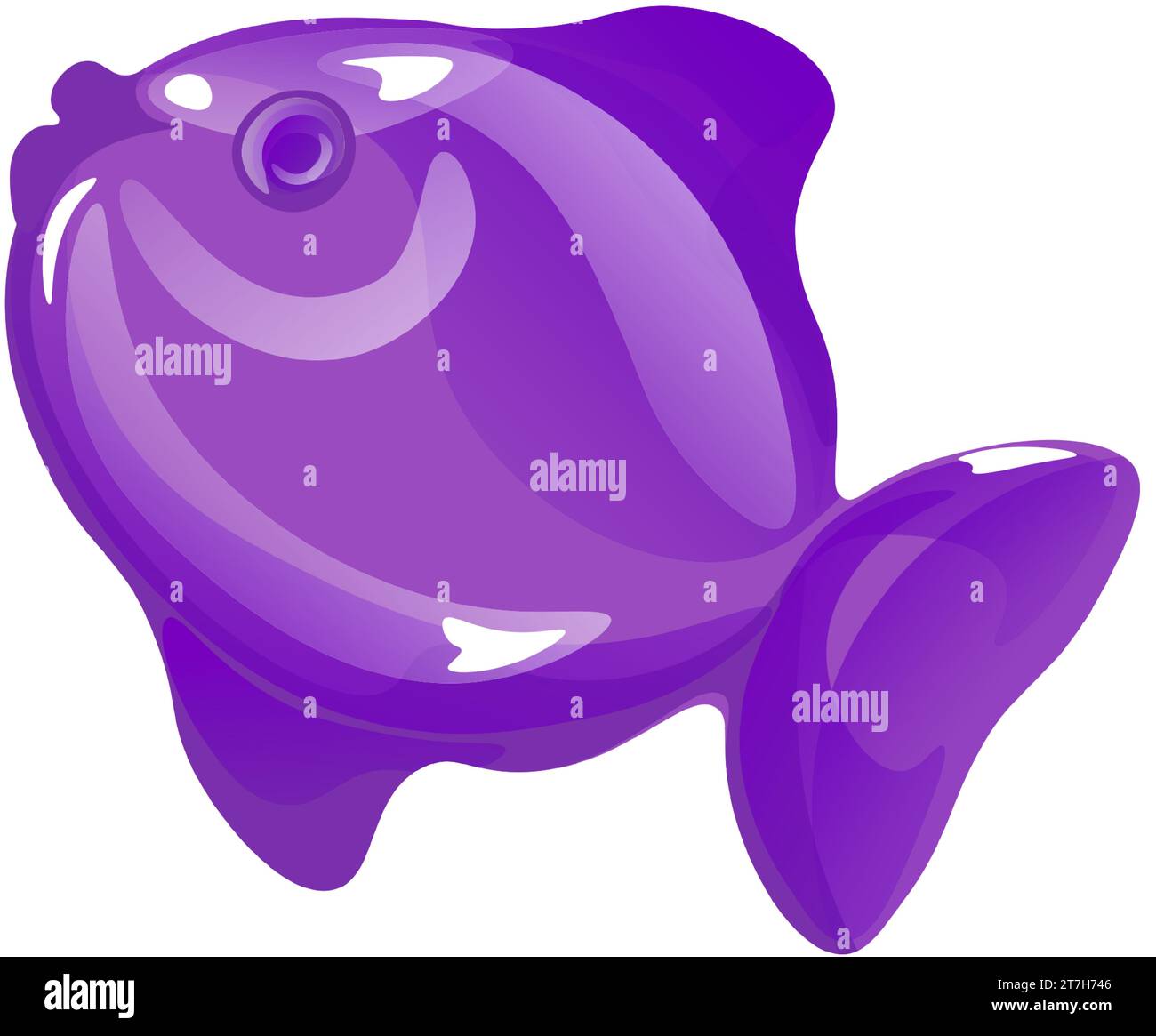 Chewy sugar fish animal gummy jelly candy vector Stock Vector Image & Art Alamy