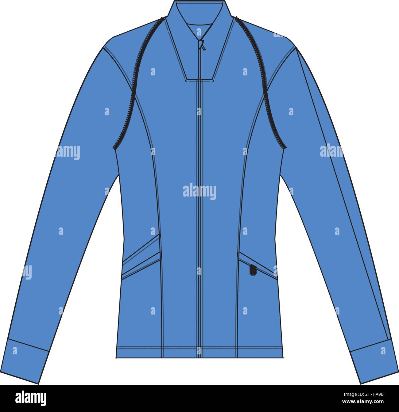 Medical Scrub Suit Design Template Stock Vector