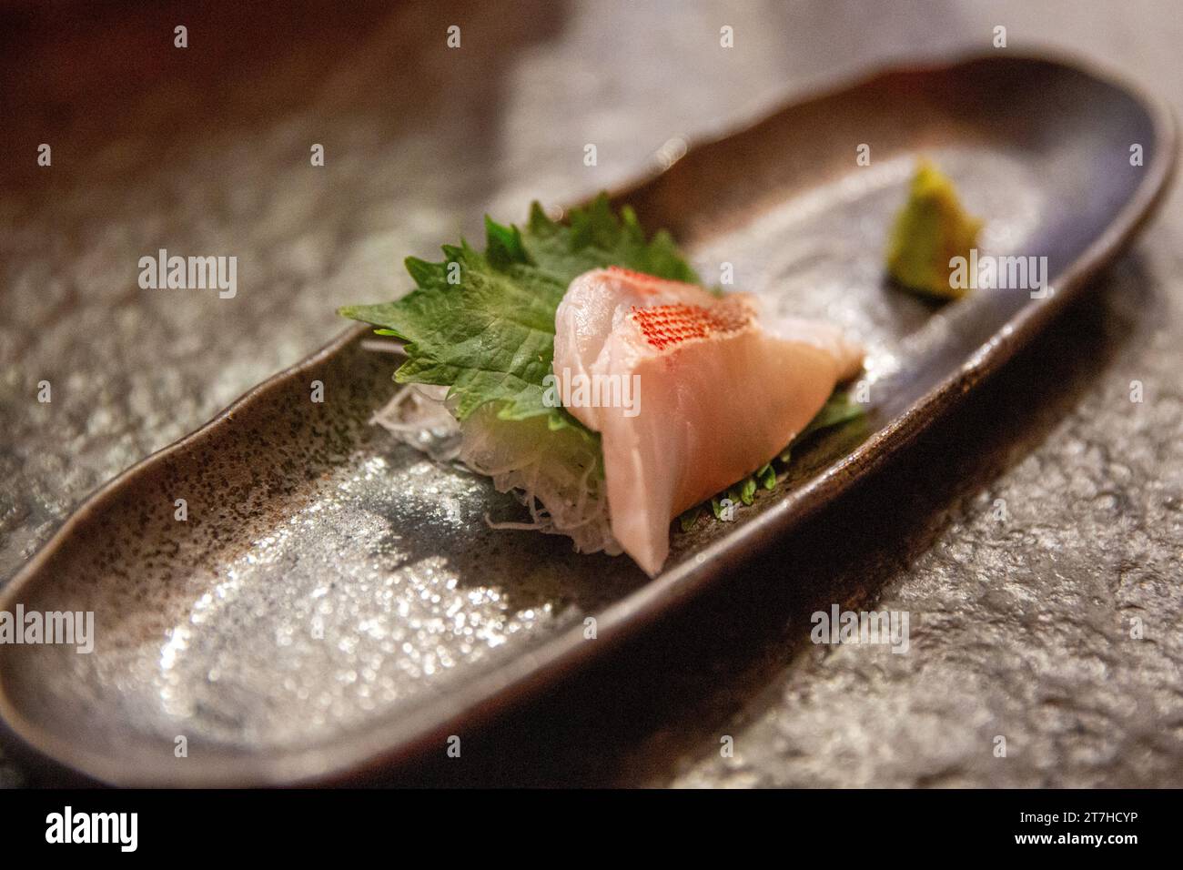 Stripped sea bass sashimi hires stock photography and images Alamy