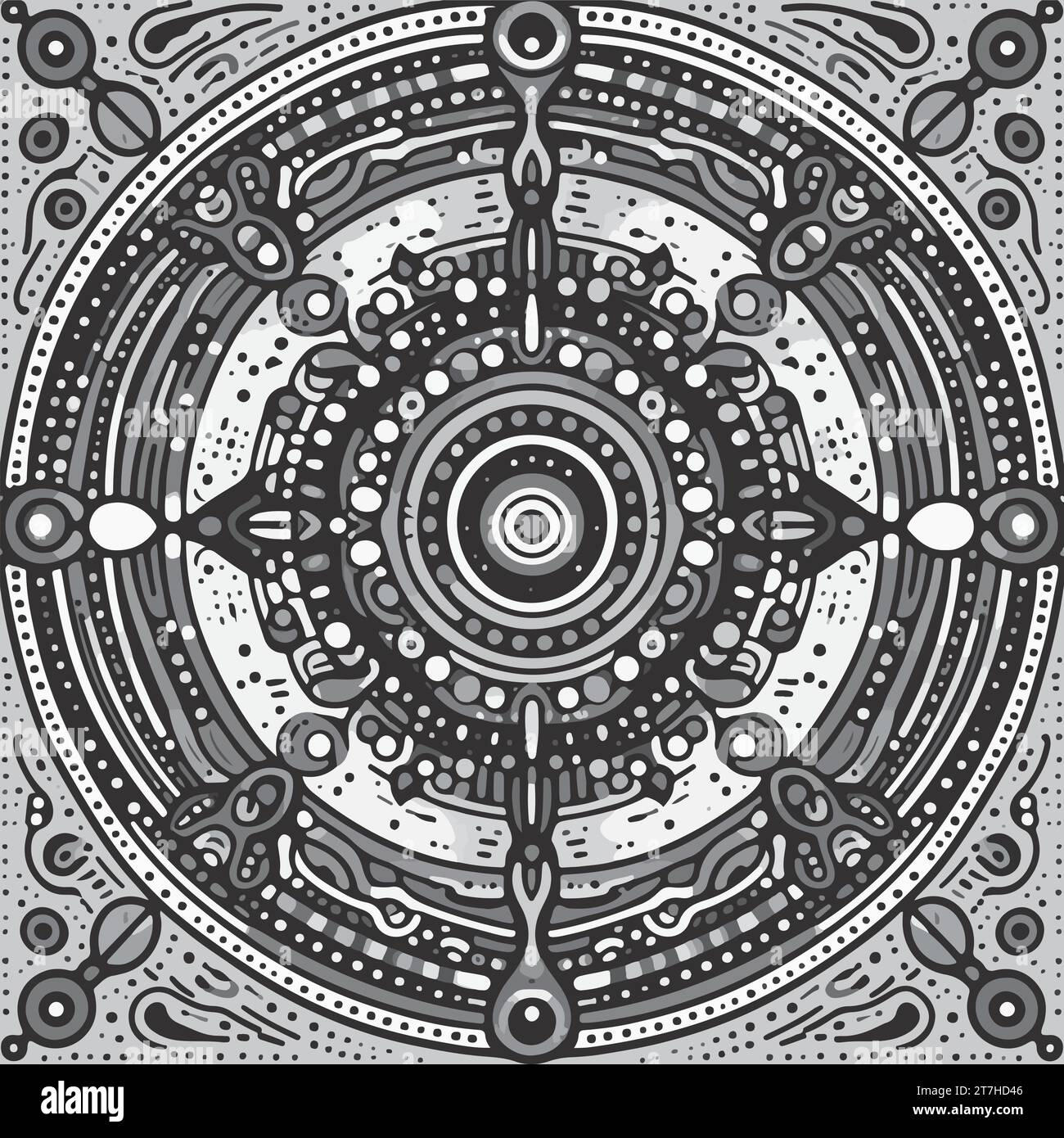 Persian art vector mandala hi-res stock photography and images - Alamy