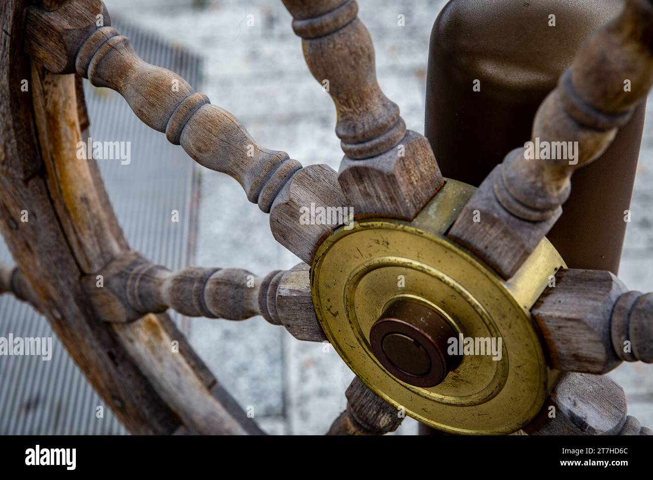 Ships steering mechanism hires stock photography and images Alamy