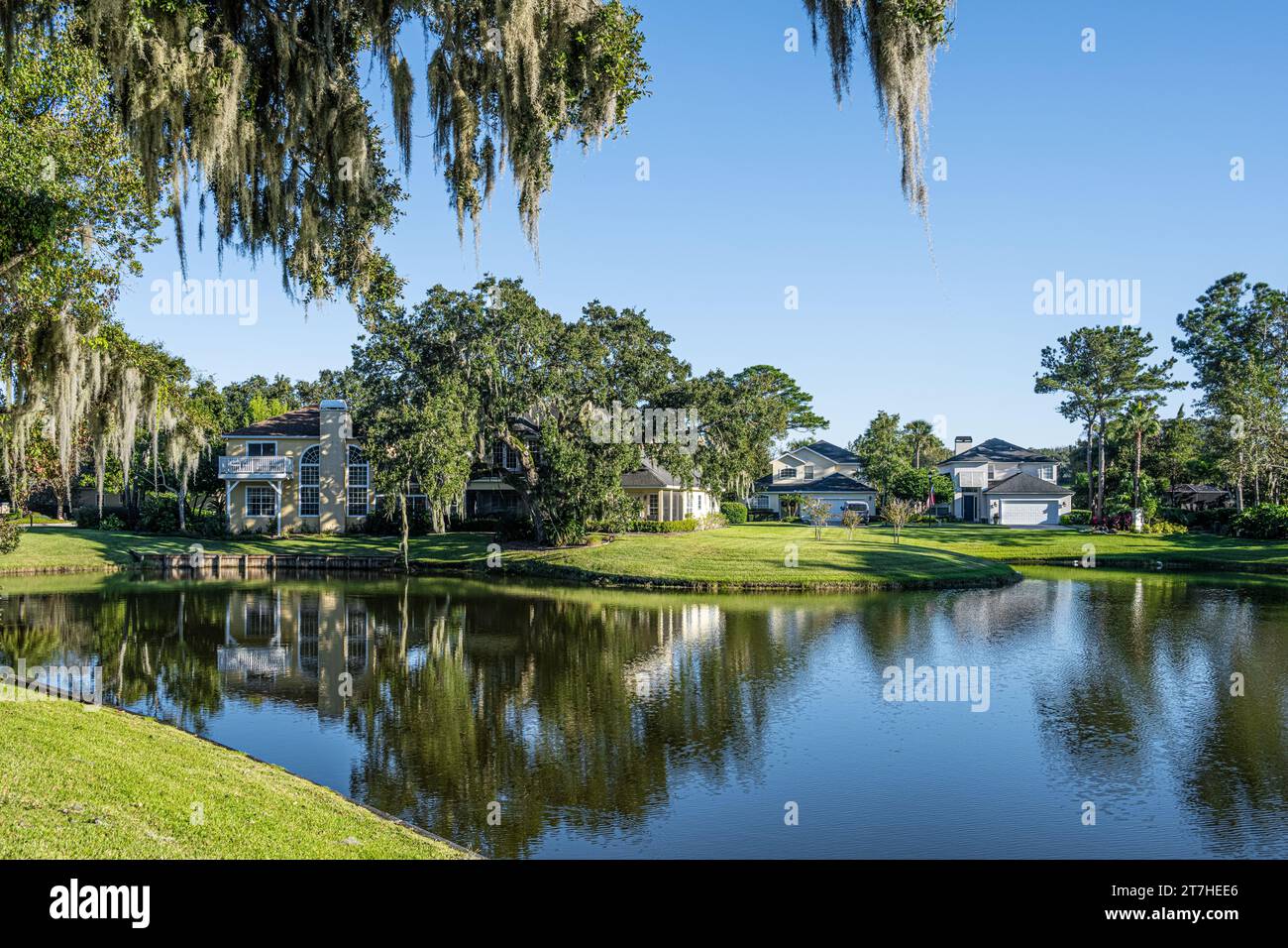 Waterfront homes in the Sawgrass Players Club gated community in Ponte
