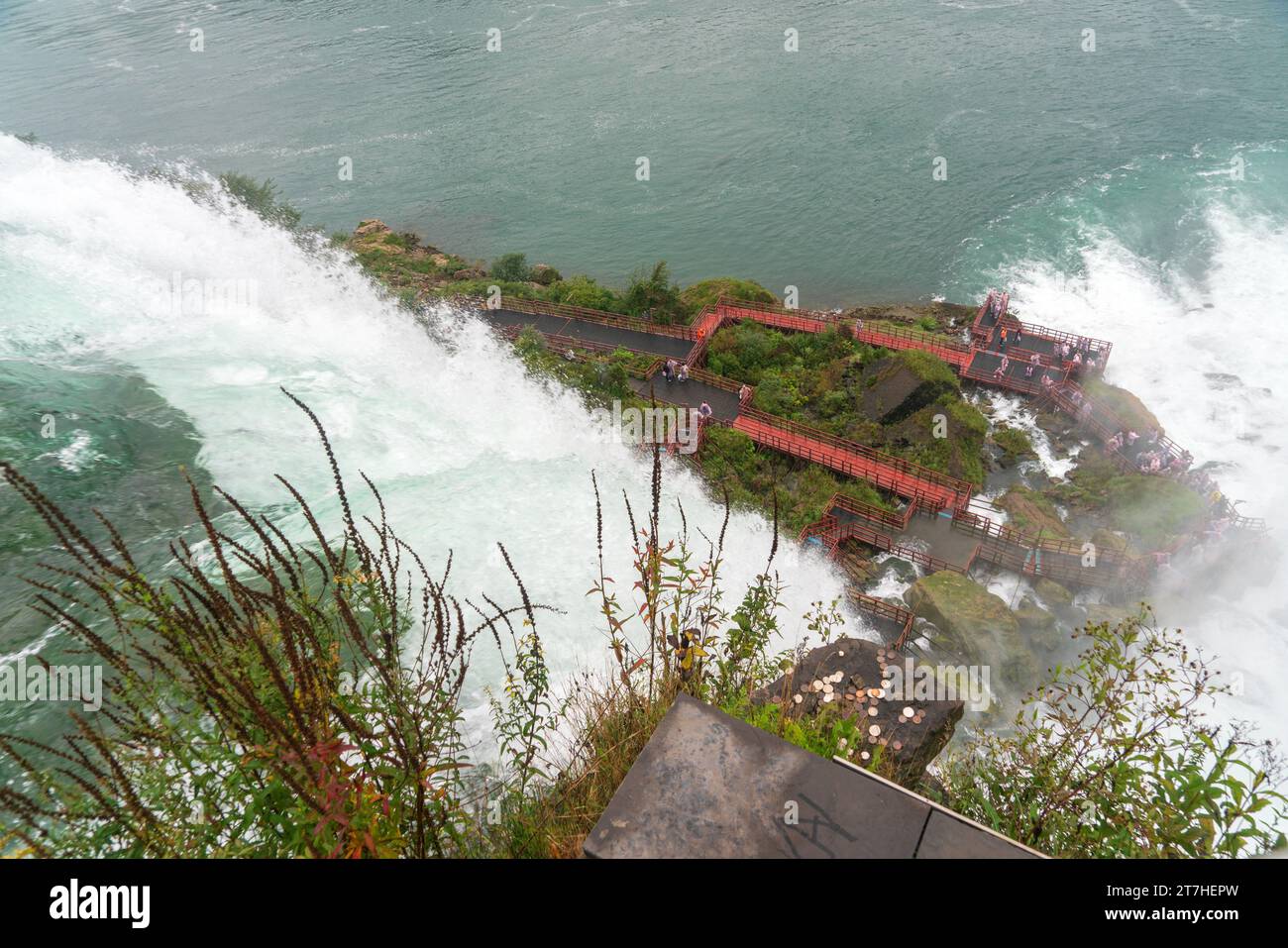 The Rocks and Boulders at the bottom of Niagara Falls State Park in New