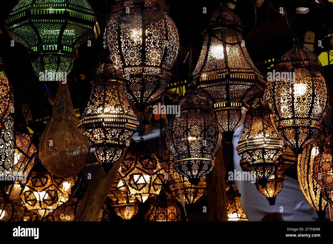 Different light are sell in light market in Pune for diwali decoration