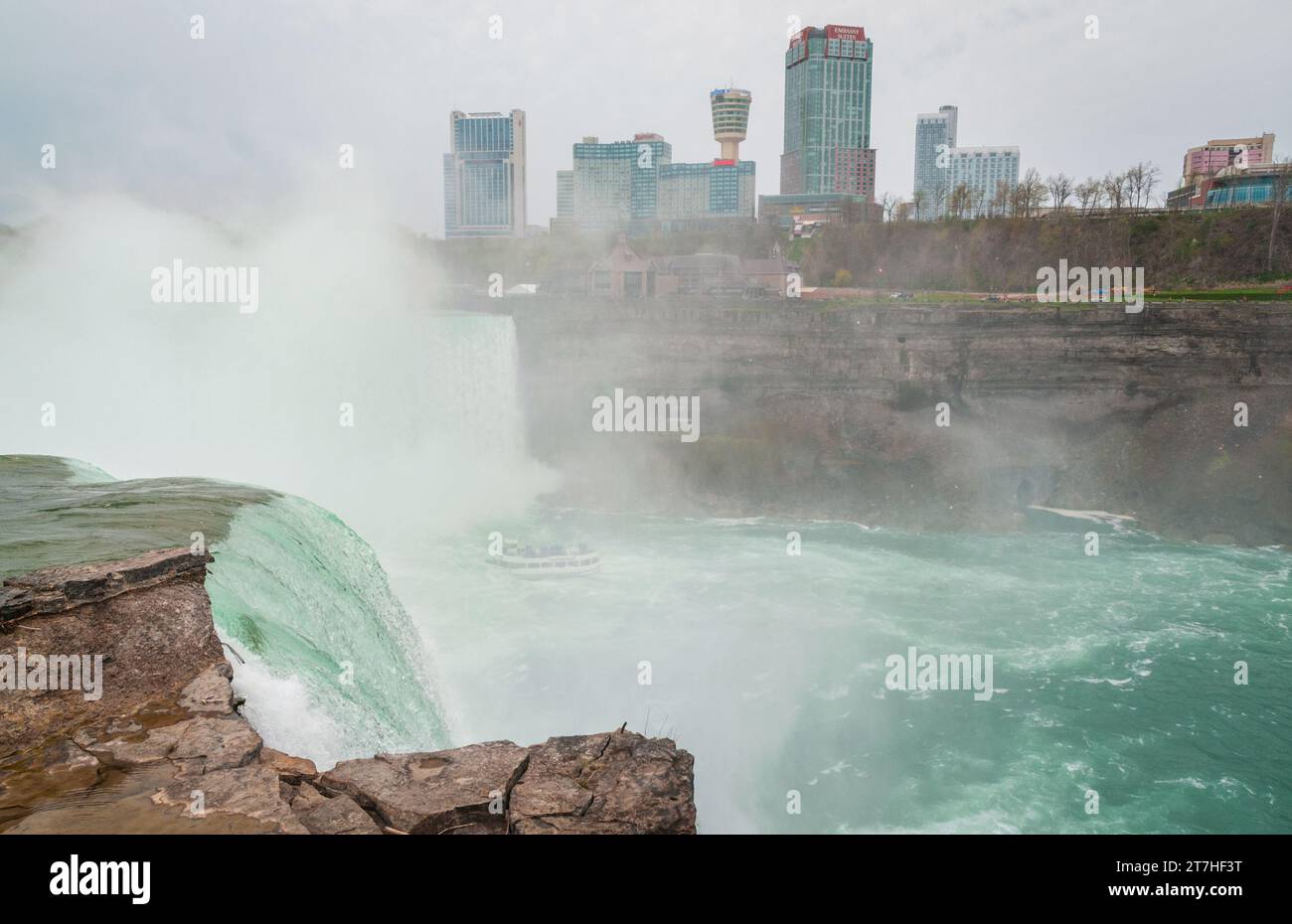 The American Side of Niagara Falls, New York State Stock Photo - Alamy
