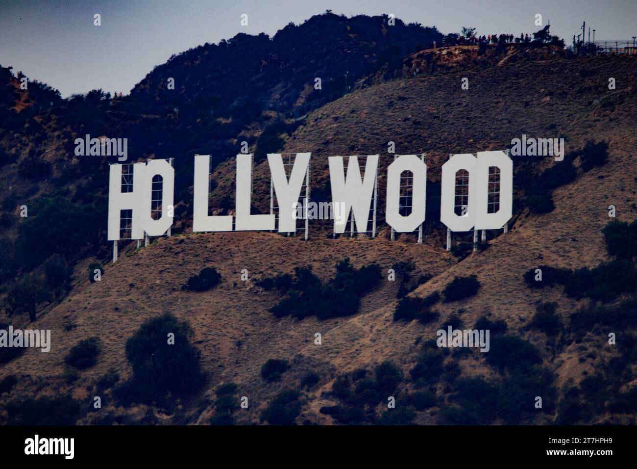 A scenic view of the iconic Hollywood Sign from the Griffith ...