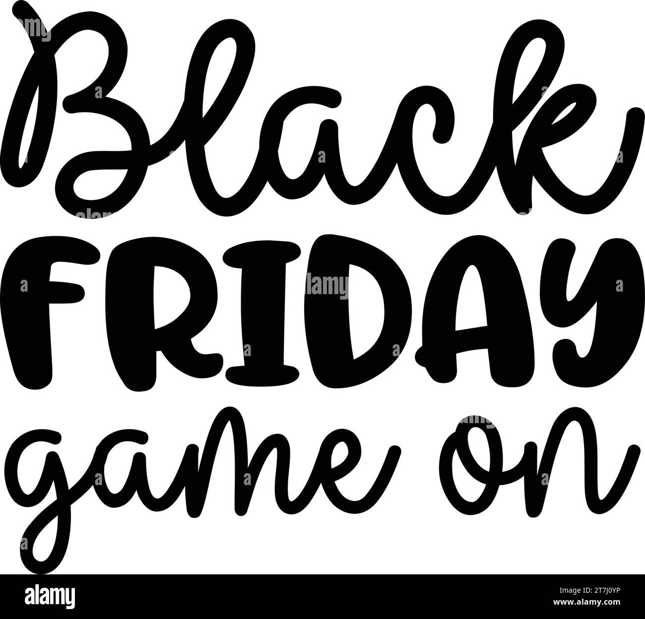 Black Friday Game on Stock Vector