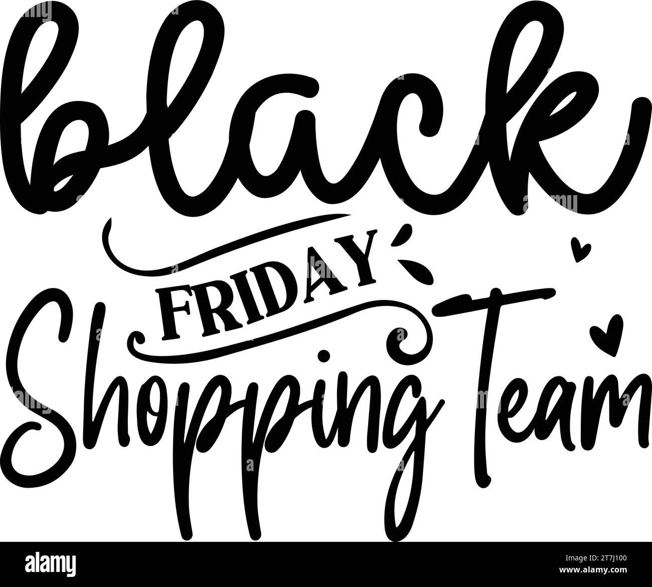Shopping black t shirt Stock Vector Images Alamy