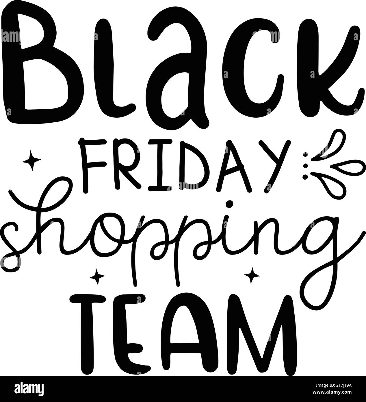 Shopping black t shirt Stock Vector Images Alamy