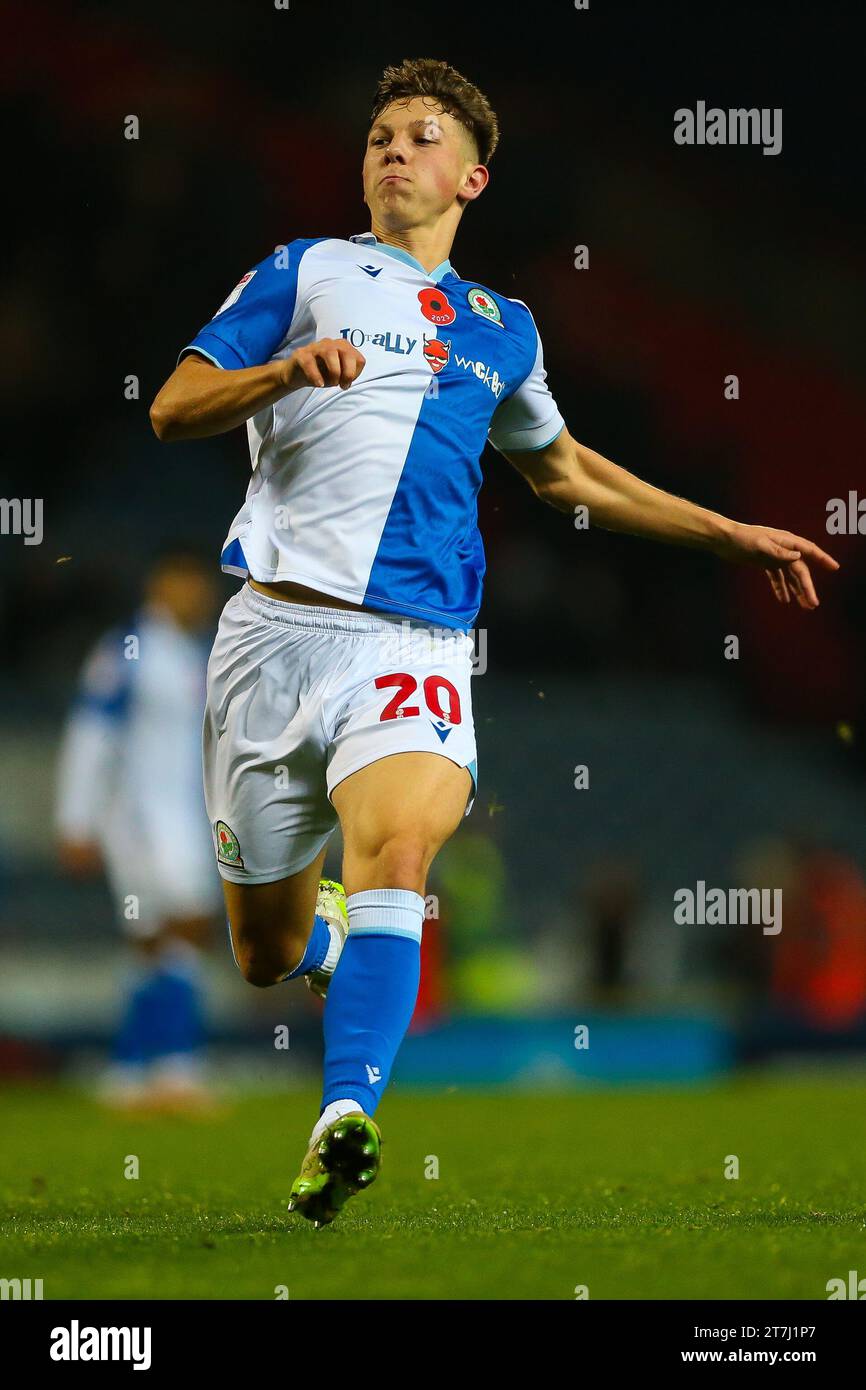 Blackburn Rovers' Harry Leonard during the Sky Bet Championship match at Ewood Park, Blackburn. Picture date: Friday November 10, 2023. Stock Photo