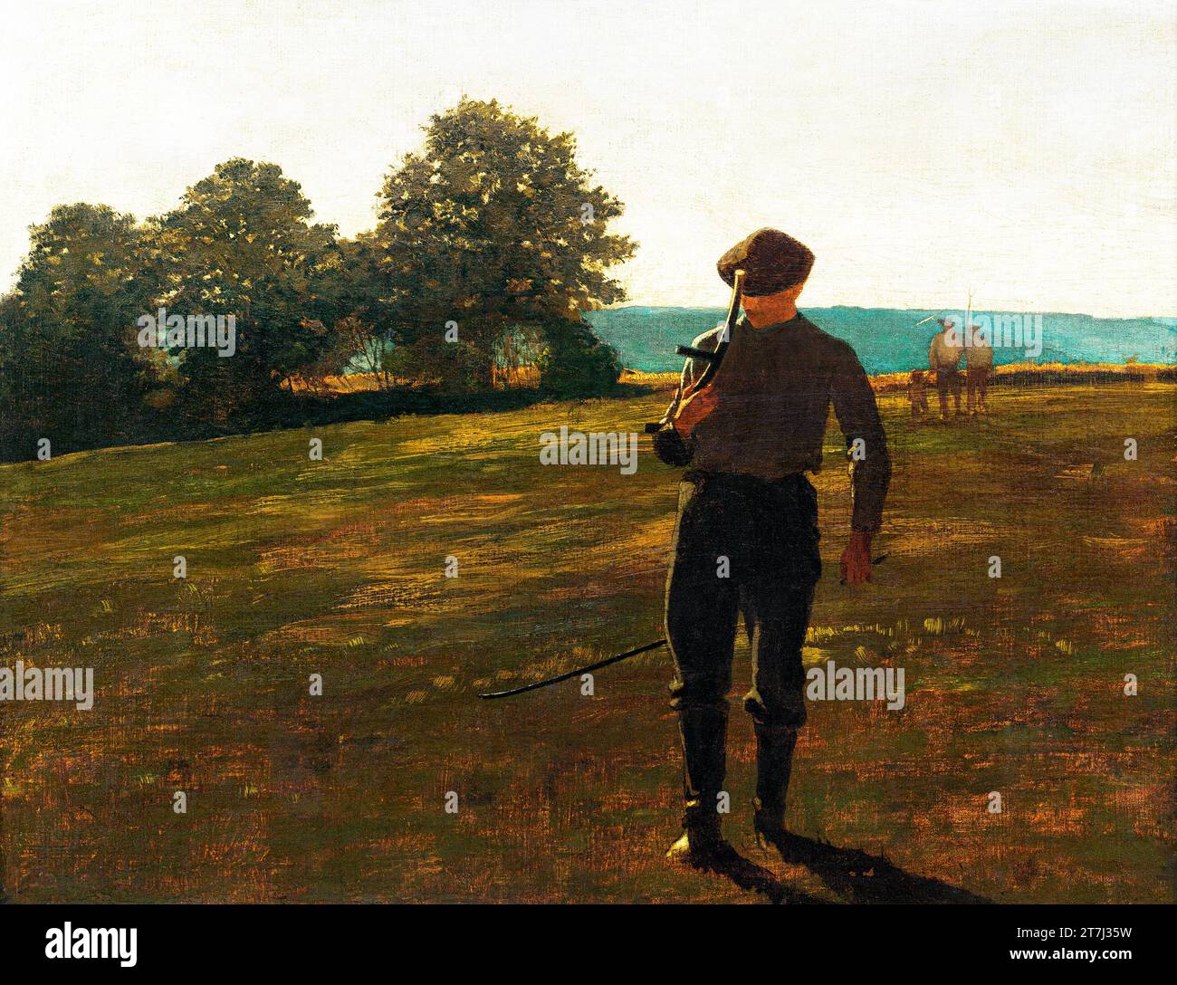 Man with a Scythe by Winslow Homer. Original from The Smithsonian Stock Photo