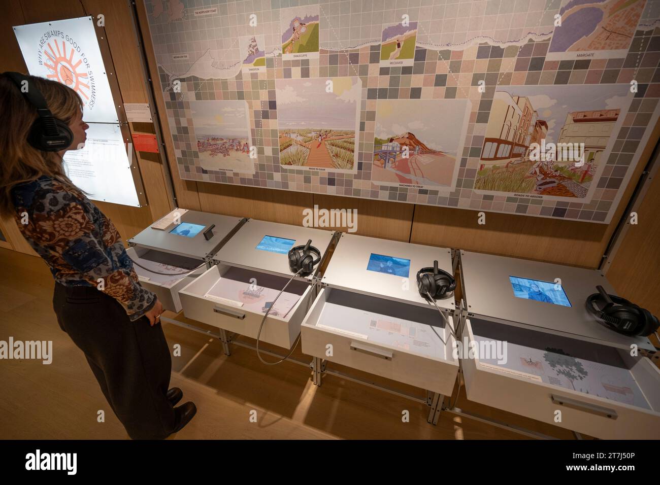 London, UK. 16th Nov, 2023. The Design Museum showcases Future ...