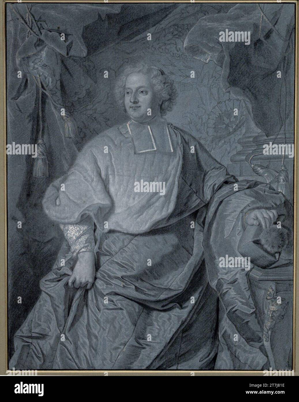 Anonym Portrait of the ArmandGaston de Rohan, Cardinal and of