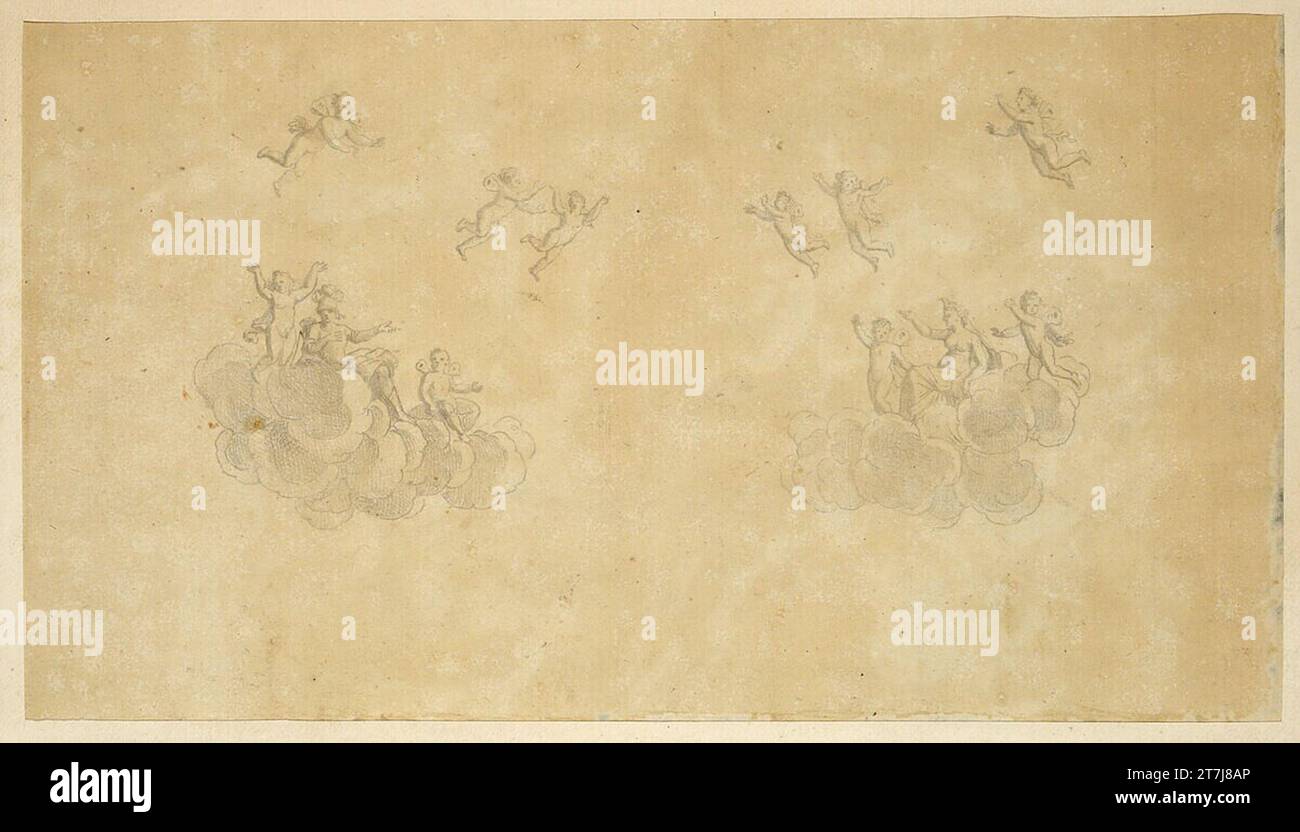 Anonym Gods on clouds and geniuses. Bleigriffel Stock Photo - Alamy