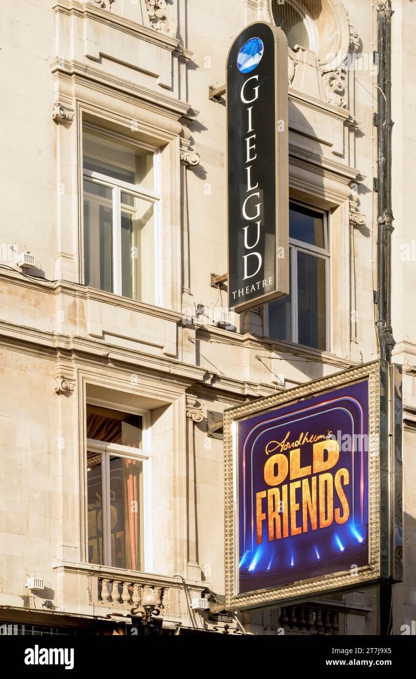London, UK. Stephen Sondheim's 'Old Friends' at the Gielgud Theatre, Shaftesbury Avenue, Nov 2023 Stock Photo