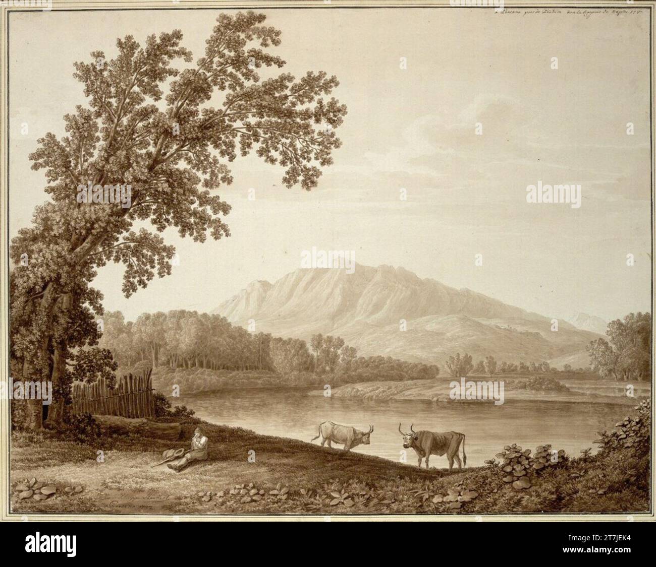 Graphite and brush and wash hi-res stock photography and images - Alamy