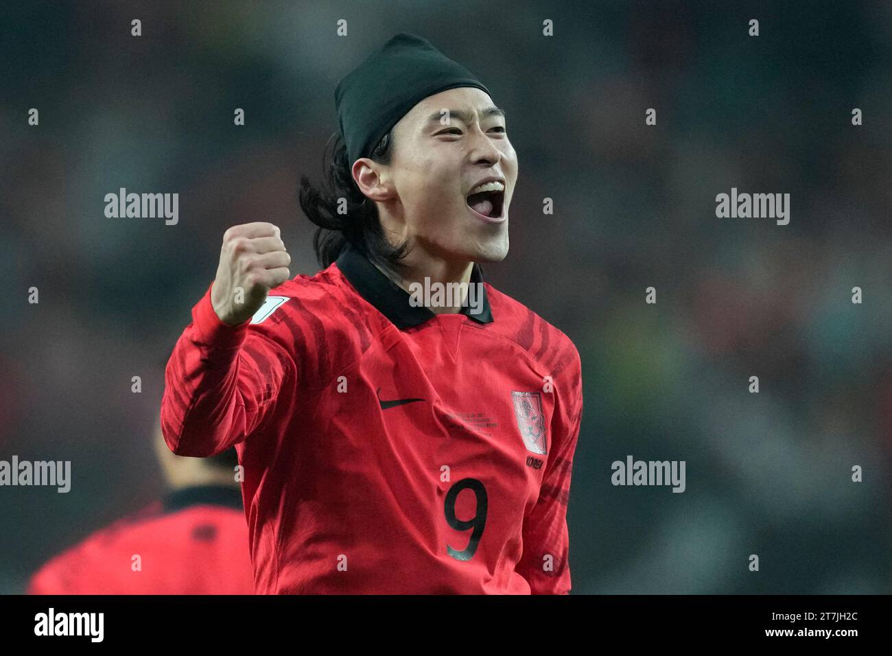 South Korea s Cho Gue sung Celebrates After Scoring The Opening Goal south-korea-s-cho-gue-sung-celebrates-after-scoring-the-opening-goal
