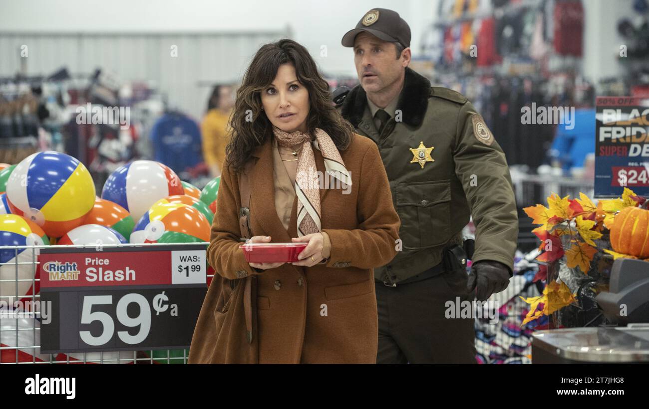 GINA GERSHON and PATRICK DEMPSEY in THANKSGIVING (2023), directed by