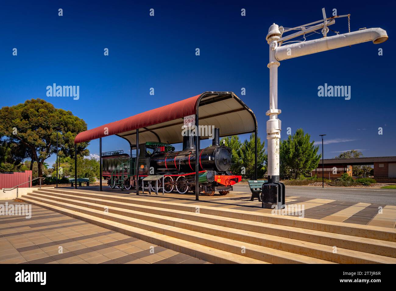 Peterborough, South Australia, Australia - Steamtown Heritage Rail Centre Stock Photo