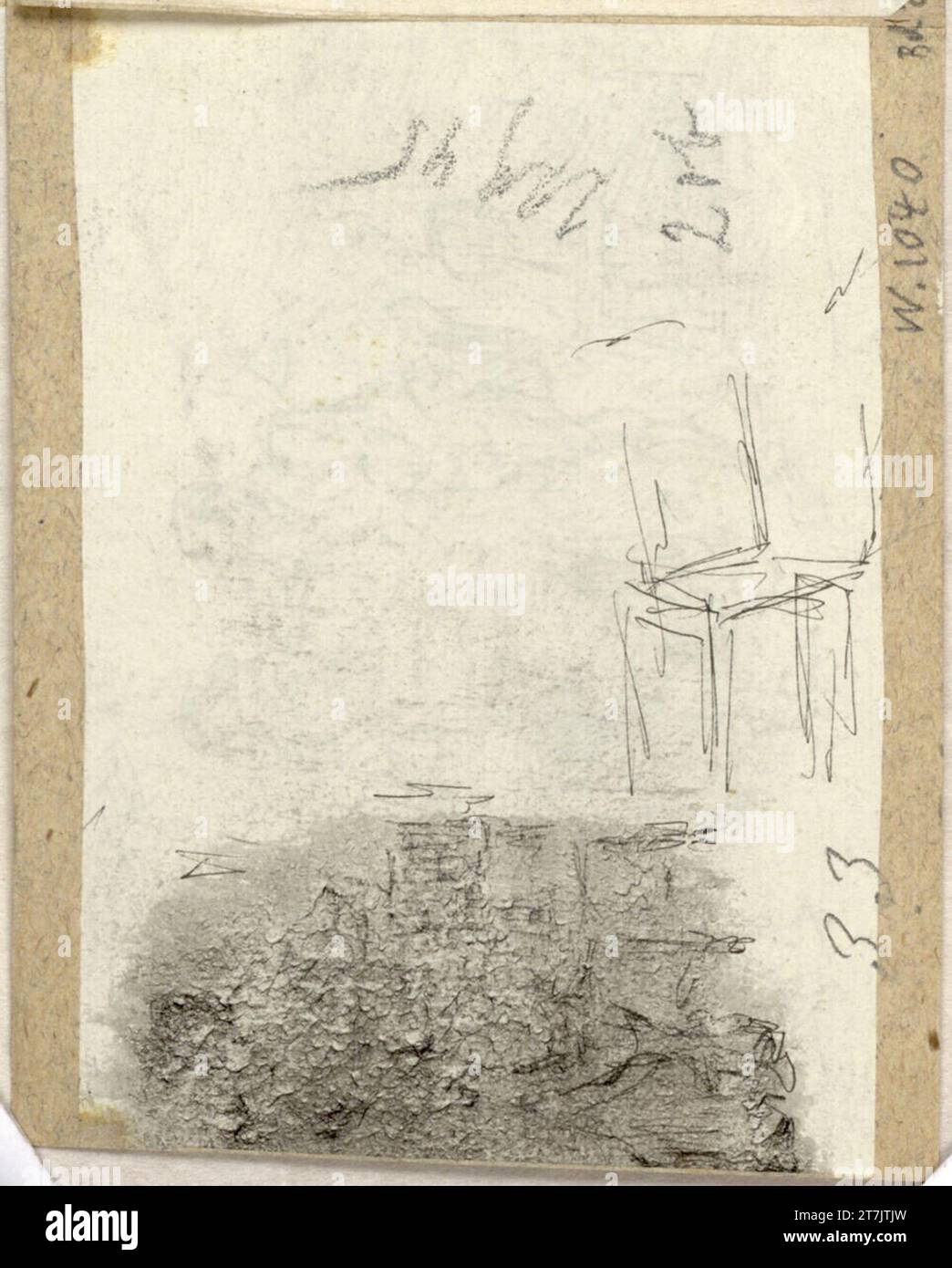 August Xaver Karl von Pettenkofen Illustration to Gil Blas. Ink ...