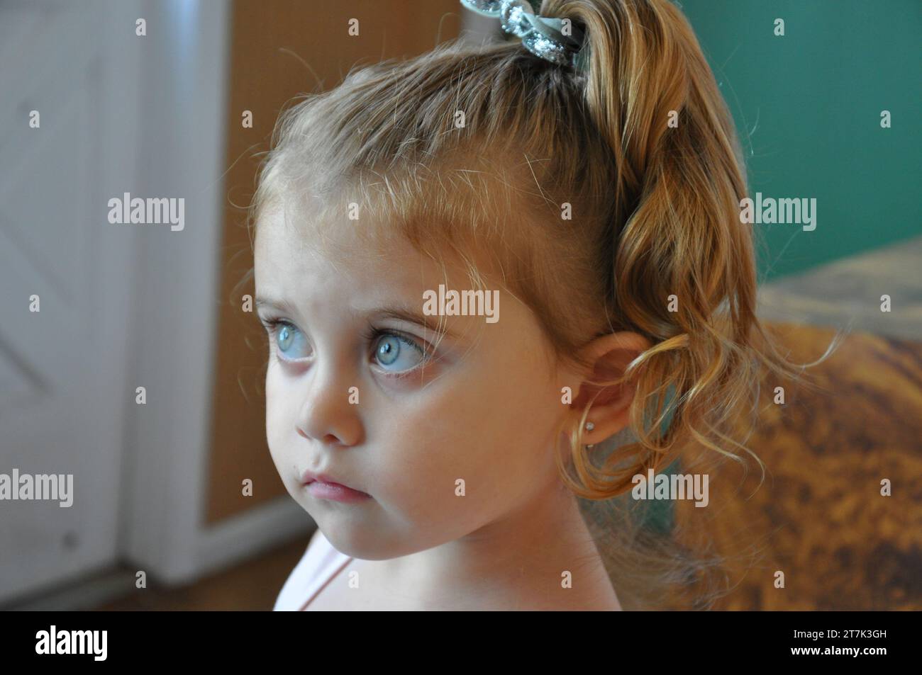 Holy Communion Girl Stock Photo