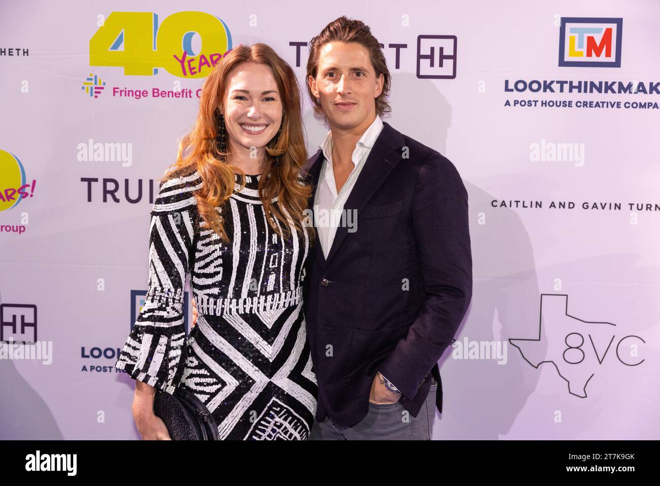 Austin, Usa . 15th Nov, 2023. Kelly Fry and Nick Campbell attend the Andy  Roddick Foundation Gala on November 15, 2023 in Austin, Texas. (Photo by:  Stephanie Tacy/SIPA USA) Credit: Sipa US/Alamy