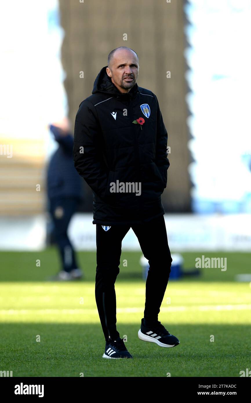 Colchester United Interim First Team Head Coach Matthew Etherington