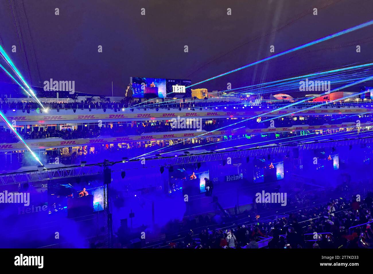 LAS VEGAS, NV NOVEMBER 15 Tiesto performs at the Formula 1 Las Vegas