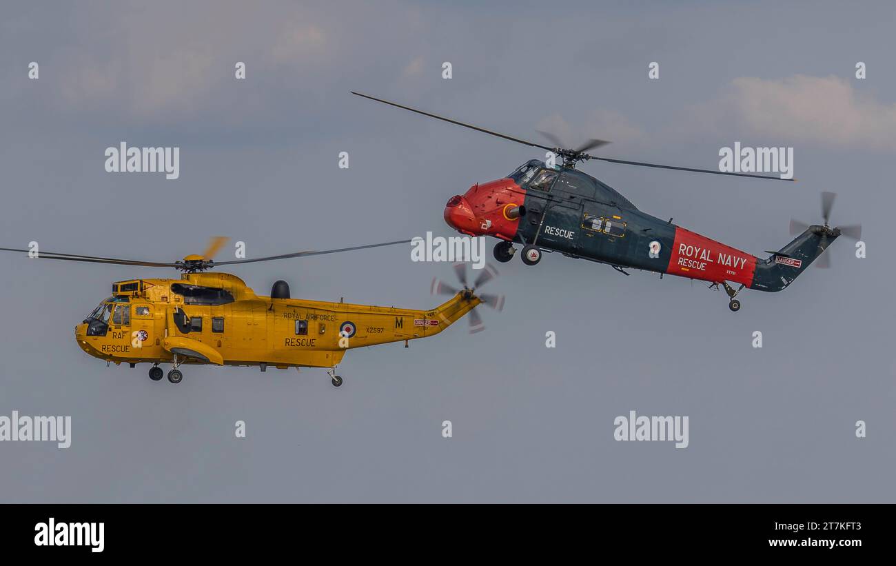 Search and Rescues helicopter Stock Photo