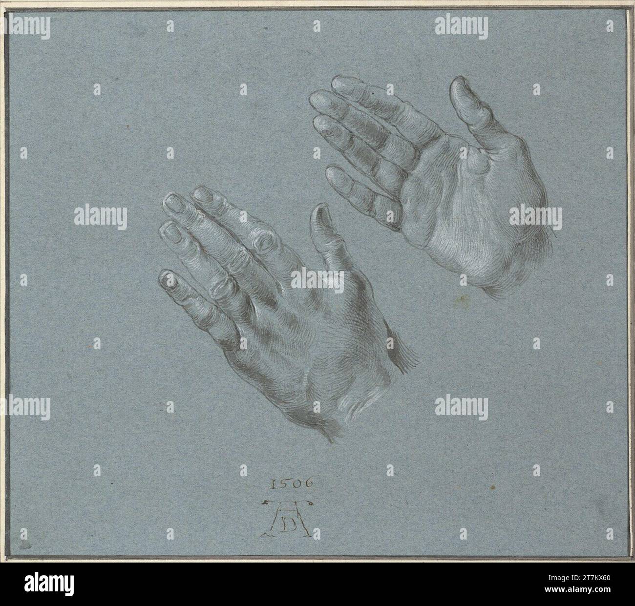 Albrecht Dürer The hands of Emperor Maximilians I (detail from the ...